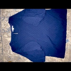 Loft dress top with poofy sleeves